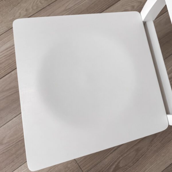 Biela jedálenská stolička DK20D - Image 3
