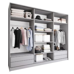 Skříň otevřená MERV K8 250 šedá