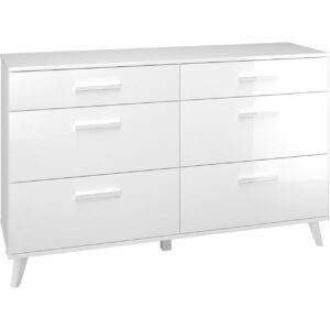 Komoda SHINE 03 bílý lesk