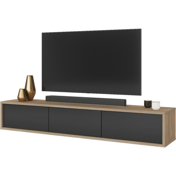 RTV komoda RIDAF 38 dub olejný / antracit - Image 2