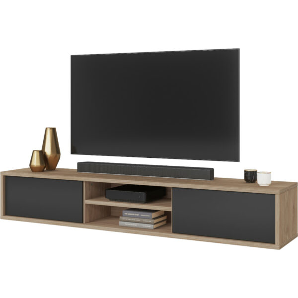 RTV komoda RIDAF 39 antracit / dub olejný - Image 2
