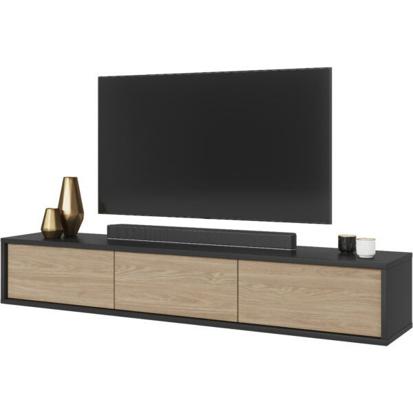 RTV komoda RIDAF 38 antracit / olej dub - Image 2
