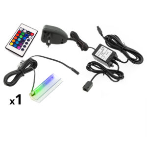 LED osvetlenie 1 polica - RGB (výber farieb)