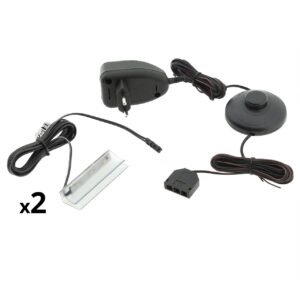 LED osvetlenie 2 police - biele