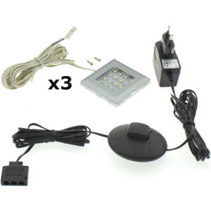 LED osvetlenie QUATRO 3P biele