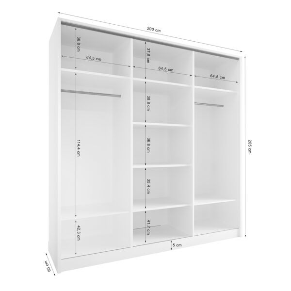 Otvorená skrinka MERV K2 200 kašmír - Image 2