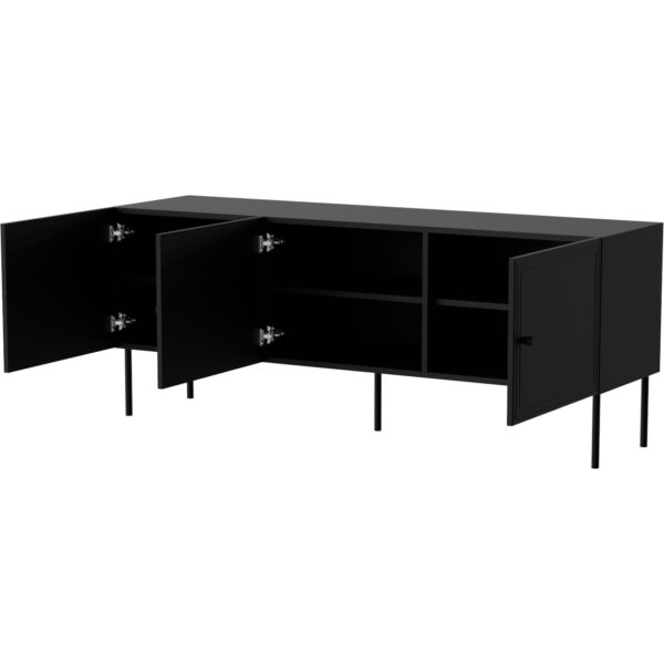 RTV LAZZO BIS 150 čierna matná komoda - Image 2