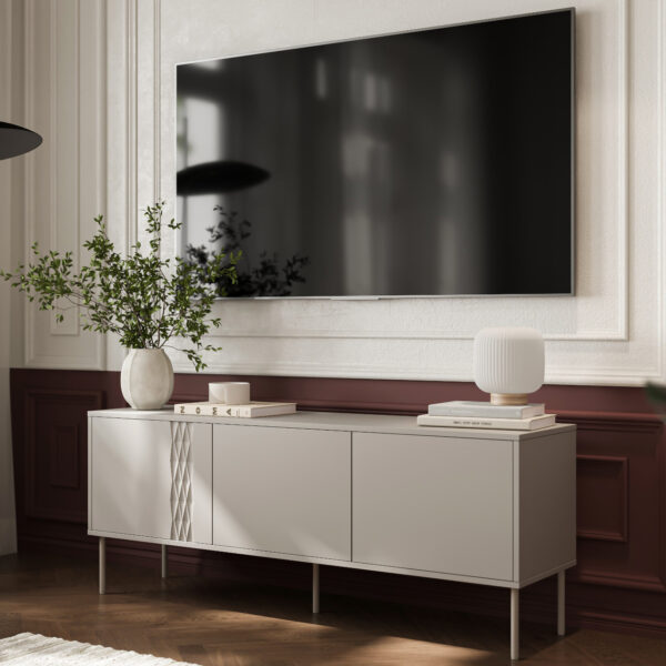 RTV TIFFANY 150 béžová matná komoda - Image 4
