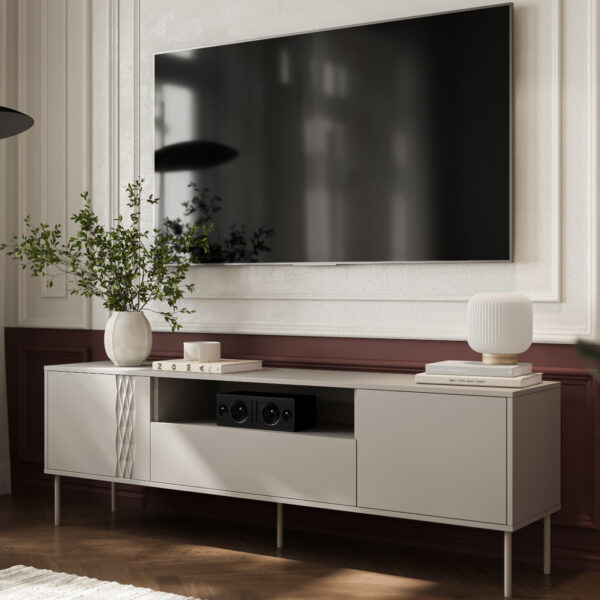 RTV TIFFANY 180 béžová matná komoda - Image 4