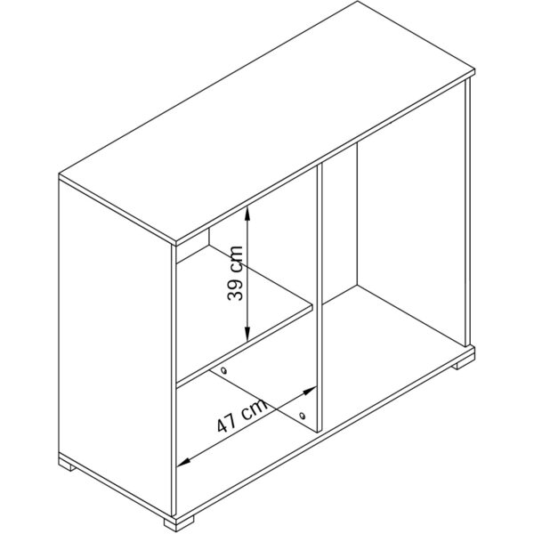 SIM 100 biela komoda - Image 3