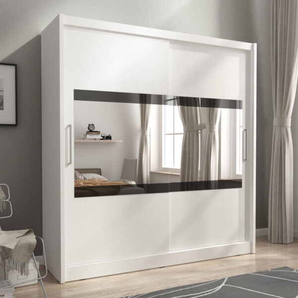 MAYA IV 180 biela skrinka so zrkadlom - Image 4