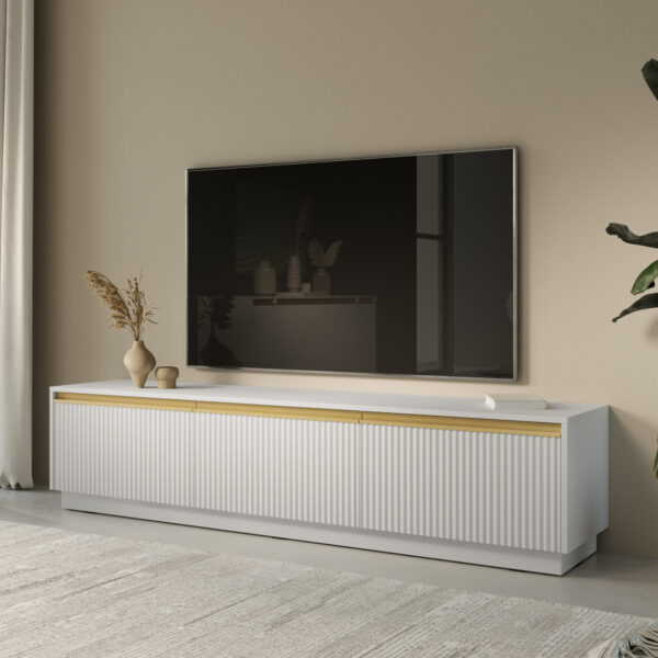 RTV 180 CROWN 01 biela komoda - Image 3