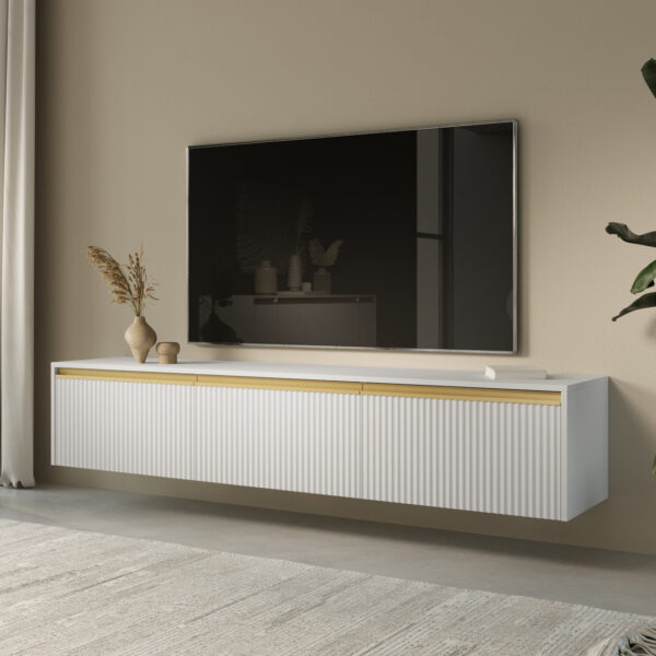 RTV 180 CROWN 01 biela komoda - Image 4
