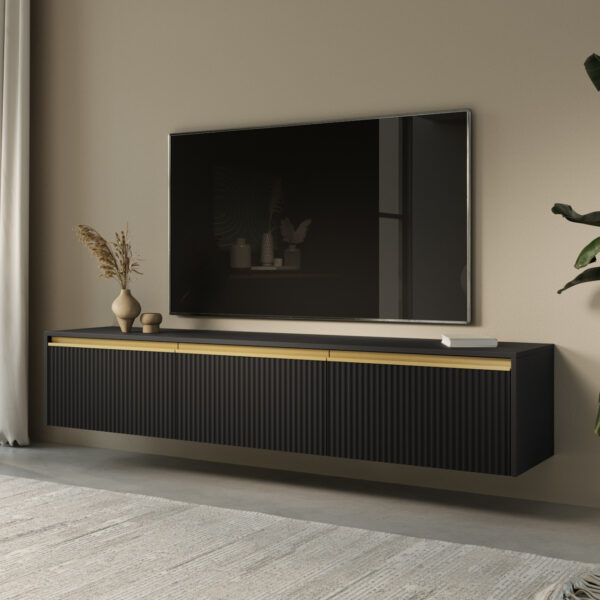 RTV 180 CROWN 01 čierna komoda - Image 3