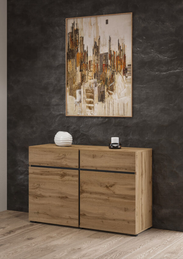 CROSI 45 dub wotan / čierna komoda - Image 7