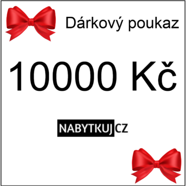 Darčekový poukaz v hodnote 10000 Kč