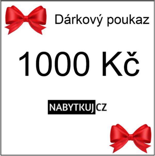 Darčekový poukaz v hodnote 1000 Kč