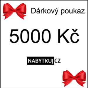 Darčekový poukaz v hodnote 5000 Kč