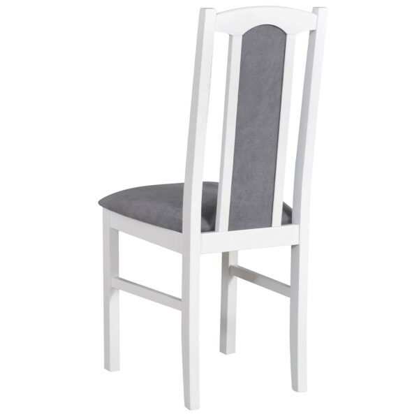 Čalúnená stolička DK7 so sivou látkou 1B - Image 2