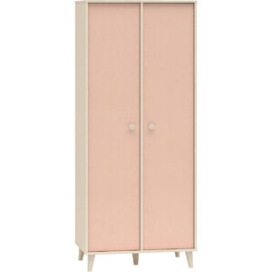 Skříň EVE 02 pouštní písek / millenial pink