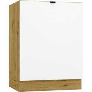 Dřezová skříňka D60PC ELLEN 06 dub artisan / bílá