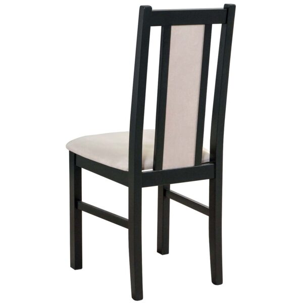 Čierna stolička DK11 s ľahkou látkou 26B - Image 2