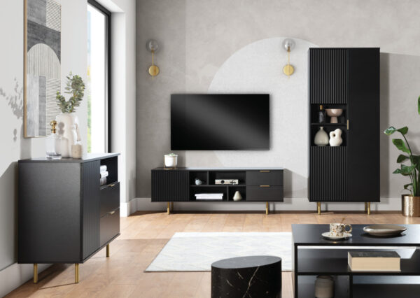 RTV NUBI 06 komoda čierna - Image 6