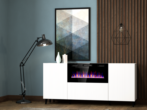 Komoda FASO 180 s krbom biela - Image 3