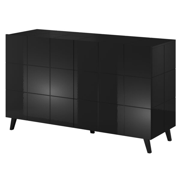 RAJA 2D komoda čierna lesklá - Image 2