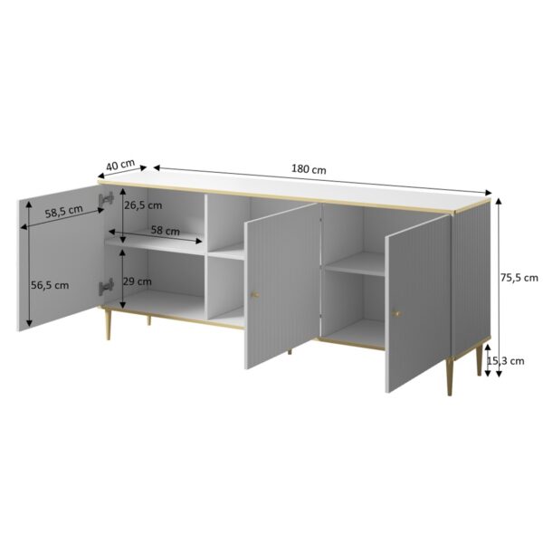 AMUR komoda čierna - Image 4