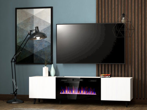 RTV FASO 180 komoda s krbom biela - Image 3