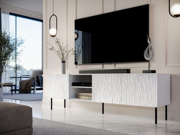 RTV GLEN 190 biela komoda - Image 4