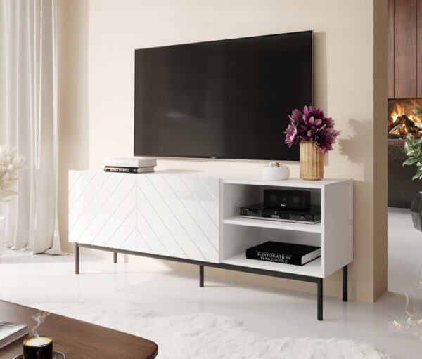 RTV BETO 150 komoda biely / čierny rám - Image 2