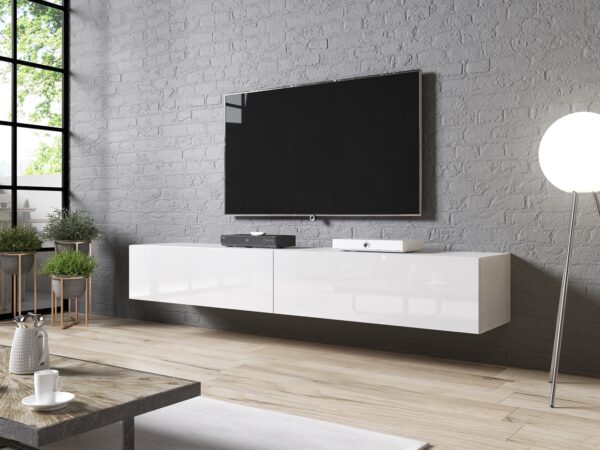 RTV EDIL 200 biela lesklá komoda - Image 3