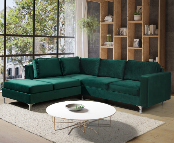 ORLEAN VELVET Rohová sedačka Tiffany 10 ľavá - Image 4