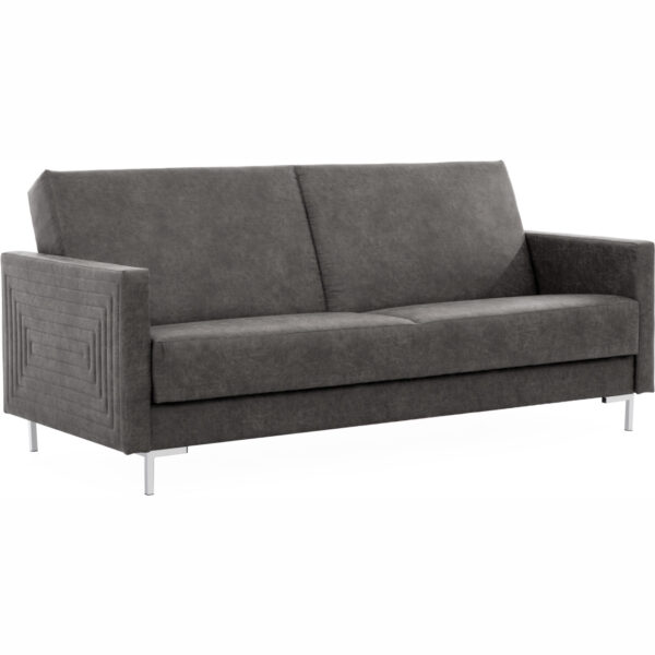Pohovka SELVA B manila dark grey chrom