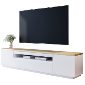 Komoda RTV ENO 200 bílá / dub artisan