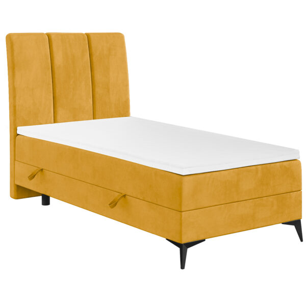 Kontinentální postel ABERT 90x200 pravá magic velvet 2215