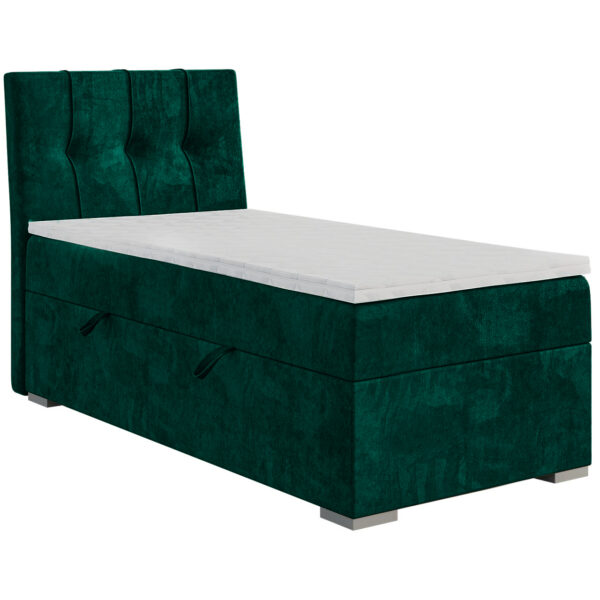 Kontinentální postel DANO 90x200 pravá magic velvet 2225