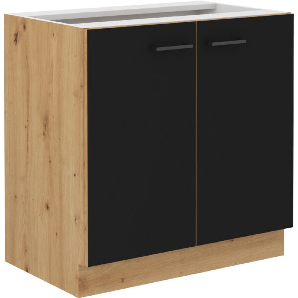 MADERA 2 kuchynská linka remeselný dub / čierna - Image 2
