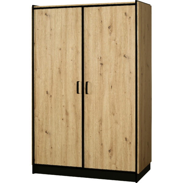 Skříň KIRA 01 dub artisan / černá