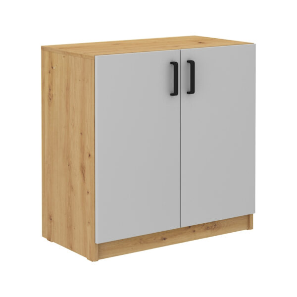 Komoda MALTIS MT02 dub artisan / světle šedá