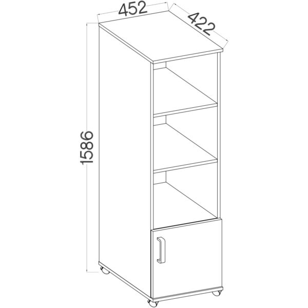 MALTIS MT25 svetlosivý kontajner - Image 2