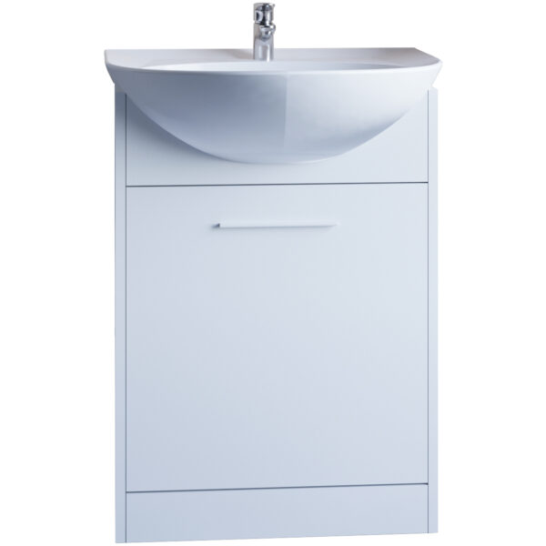 SLIM SL2 biela laminátová skrinka pod umývadlo - Image 2