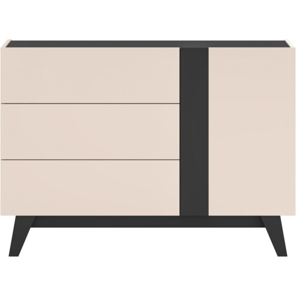 SABLE 04 kašmír / čierna komoda - Image 2