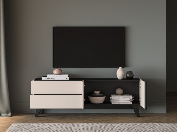 RTV SABLE 05 kašmír / čierna komoda - Image 6
