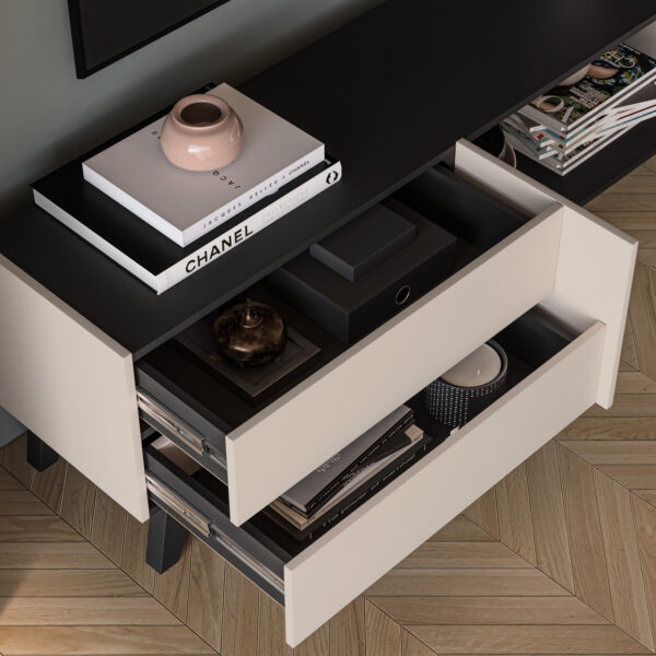 RTV SABLE 05 kašmír / čierna komoda - Image 9