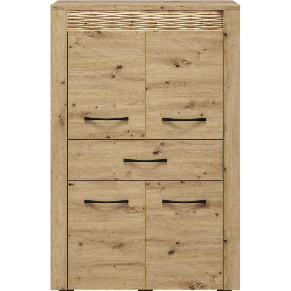 ARTAS AR06 remeselná dubová komoda - Image 2