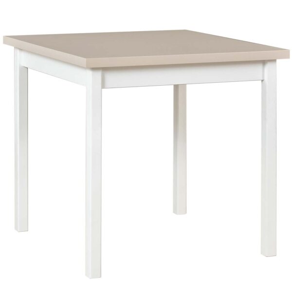 Stůl DS9 80x80 kašmír laminát / bílý