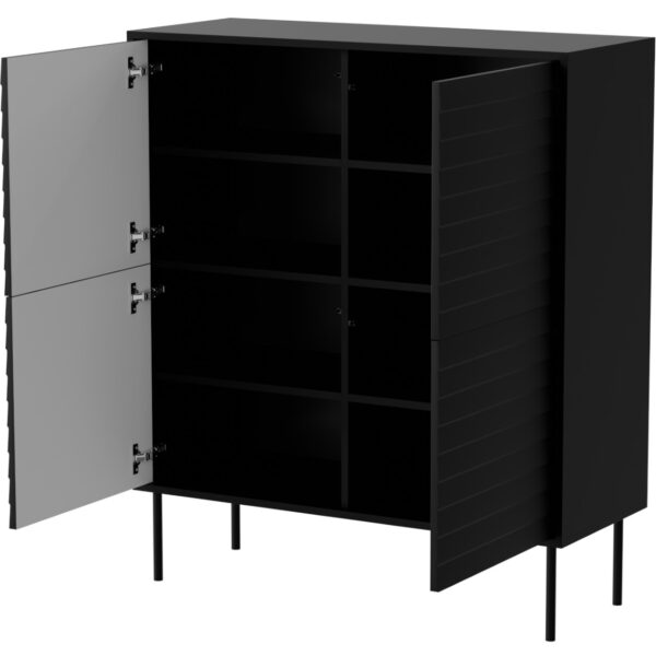 AKAGI 100 4D čierna komoda - Image 2
